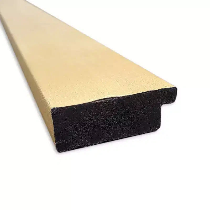Specchio da parete per bagno Grace non smussato 30" x 30" oro spazzolato - Amanti Art: Cornice quadrata in polistirene, montaggio a parete