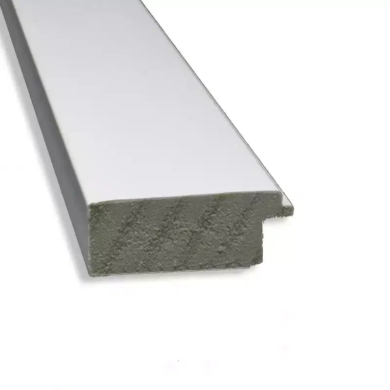Specchio da parete quadrato bianco, singolo, 74,3 cm