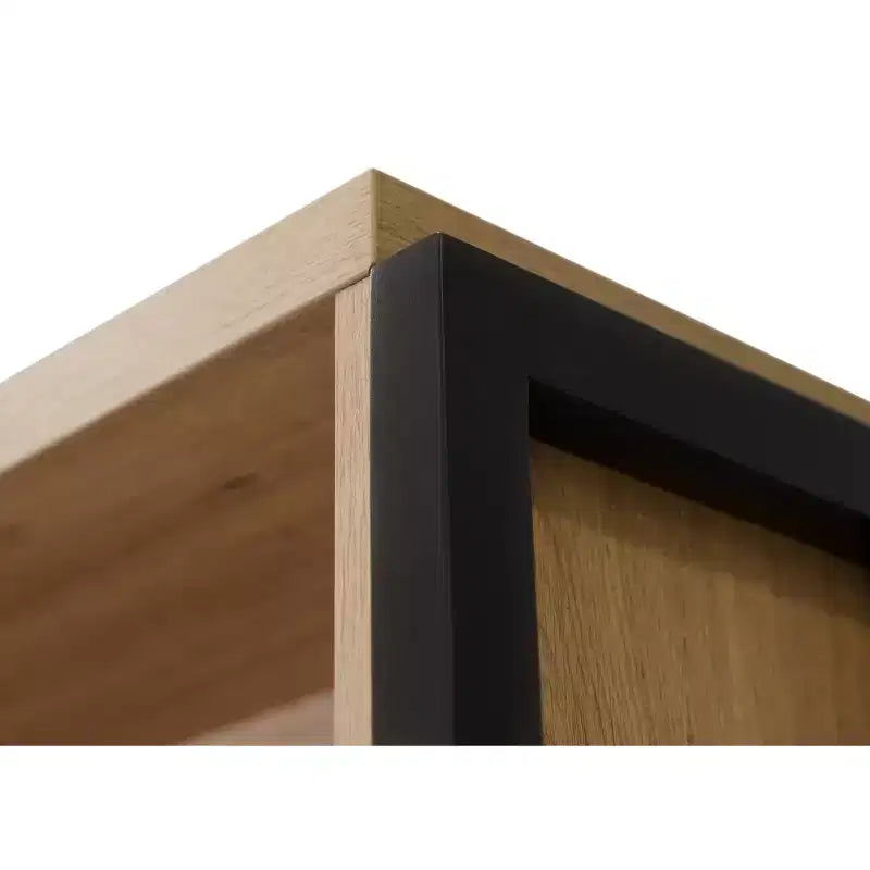 Libreria aperta a 4 ripiani marrone chiaro, alta 198 cm – Utente singolo