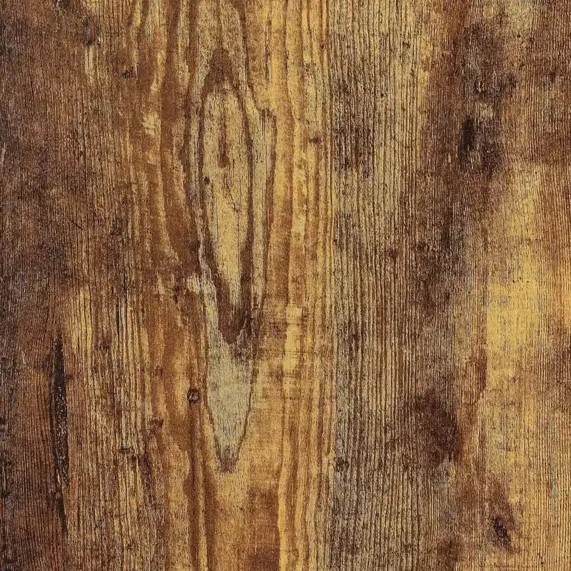 Libreria espositiva a 10 ripiani da 133 cm con pali neri – Barnwood / Finto Betulla / Bianco