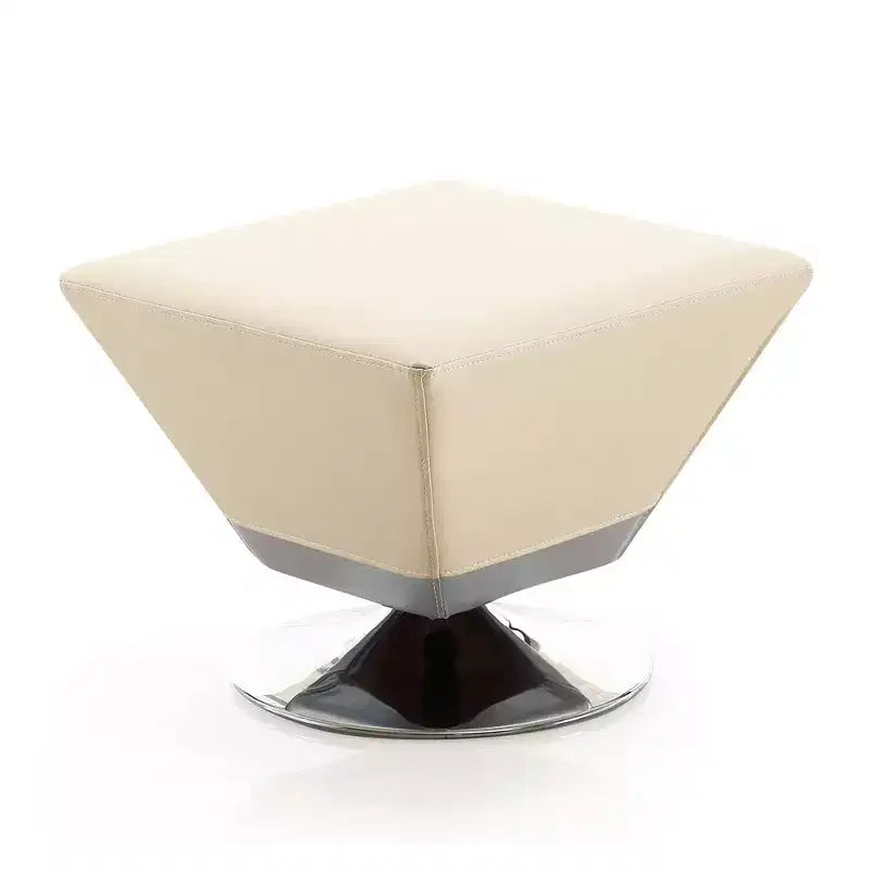 Pouf Girevole Quadrato, Similpelle, Monoposto – Colori Multipli
