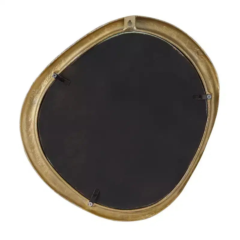 Set di 3 specchi da parete rotondi oro/argento