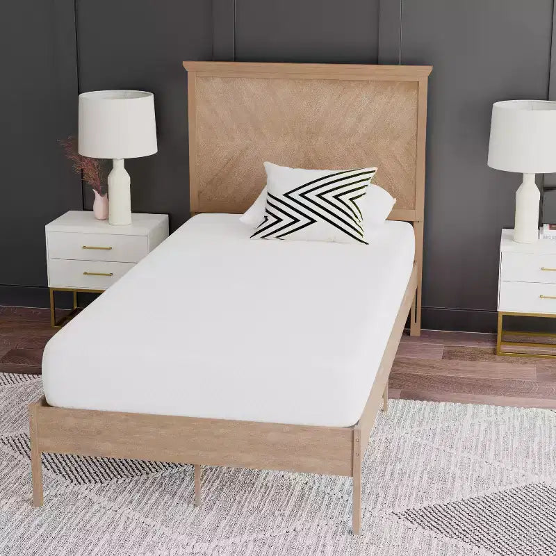 Materasso in memory foam grigio a media rigidità, 1-2 persone