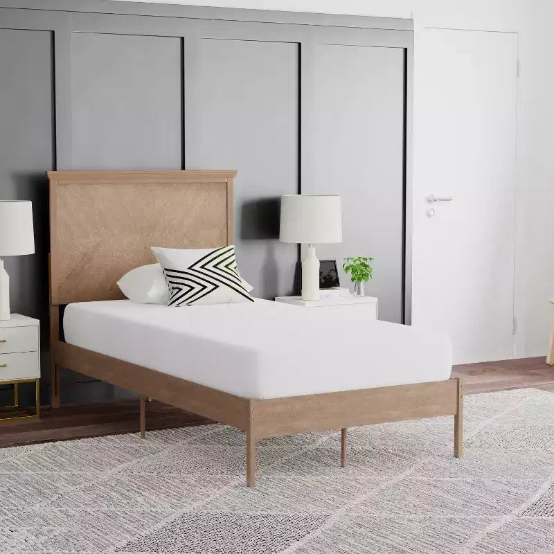 Materasso in memory foam grigio a media rigidità, 1-2 persone
