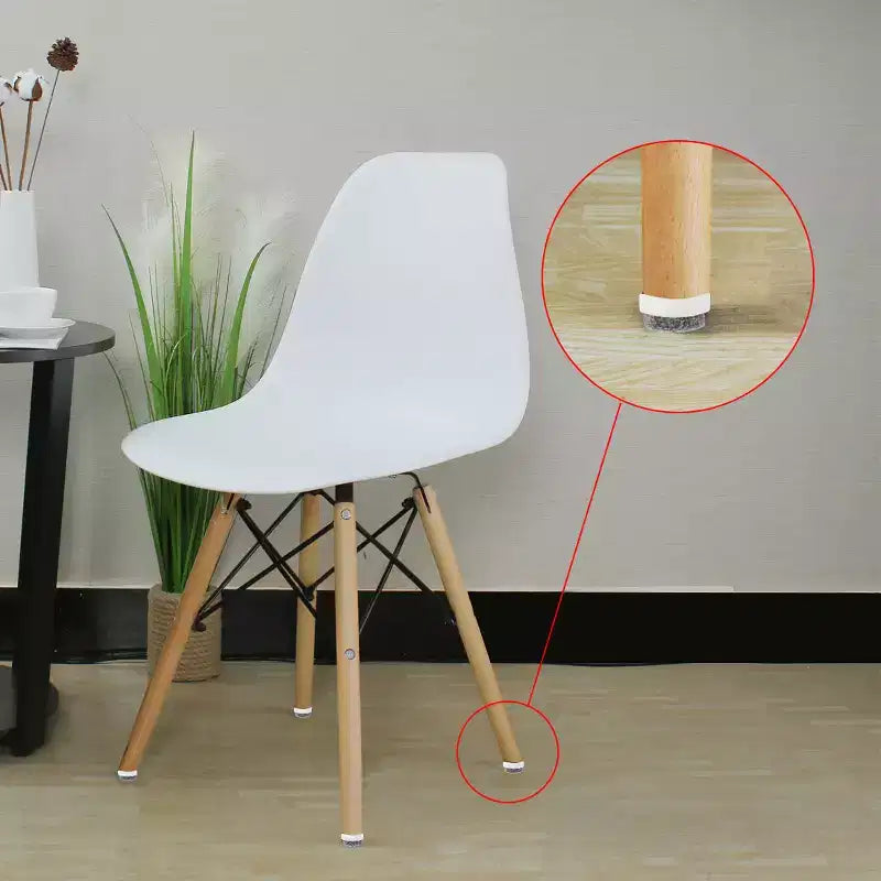 Feltrini sottopiede per mobili da avvitare grigio/marrone/argento 27mm, confezione da 30