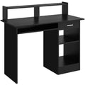 Yaheetech Home Office Wood Computer Desk with Storage Drawers