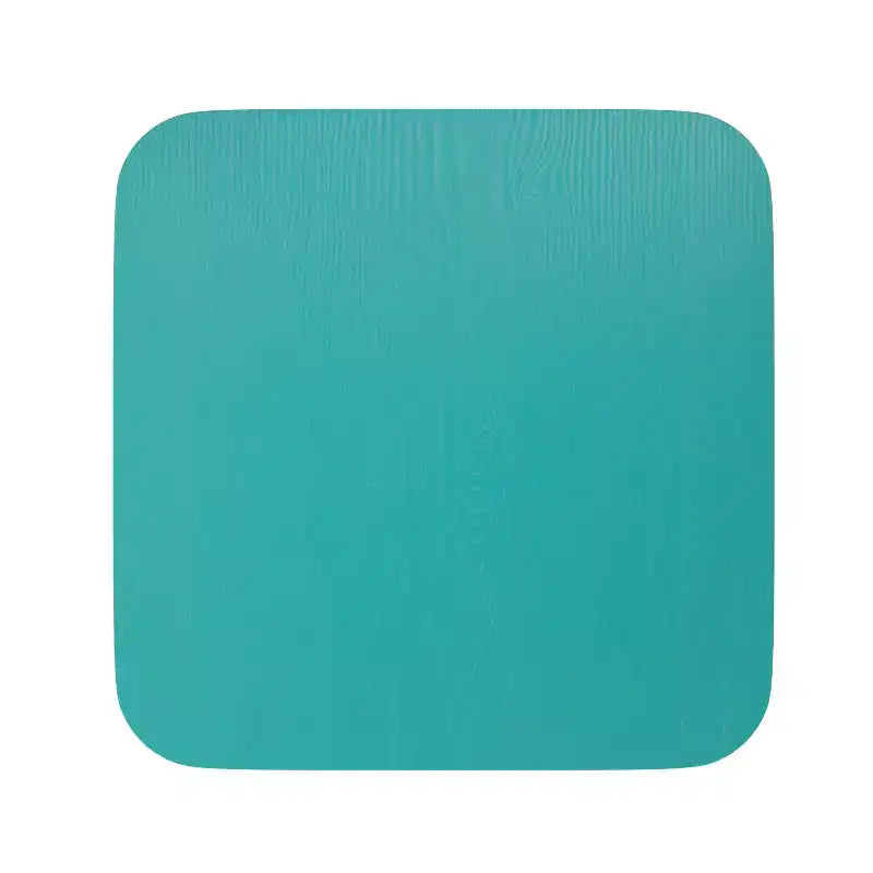 Sedile in poliresina per tutte le stagioni – Nero / Grigio / Menta / Rosso / Teak / Blu-verde acqua, per interni ed esterni, set da 4