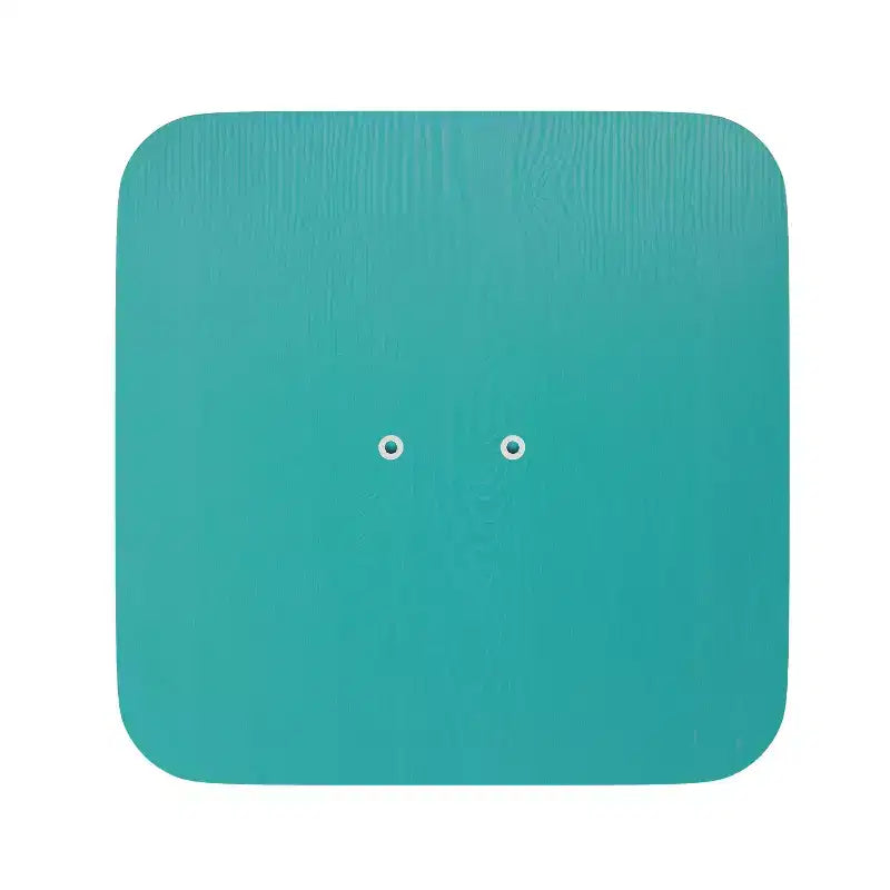 Sedile in poliresina per tutte le stagioni – Nero / Grigio / Menta / Rosso / Teak / Blu-verde acqua, per interni ed esterni, set da 4