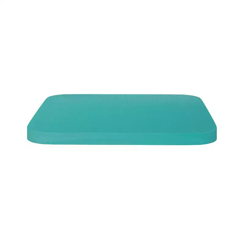 Sedile in poliresina per tutte le stagioni – Nero / Grigio / Menta / Rosso / Teak / Blu-verde acqua, per interni ed esterni, set da 4