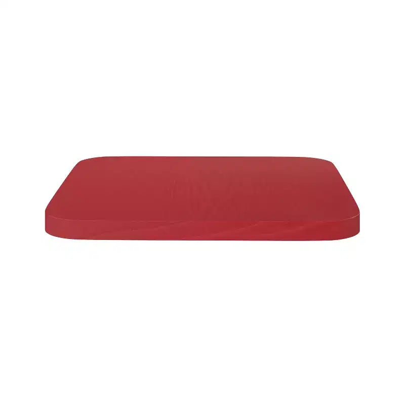 Sedile in poliresina per tutte le stagioni – Nero / Grigio / Menta / Rosso / Teak / Blu-verde acqua, per interni ed esterni, set da 4