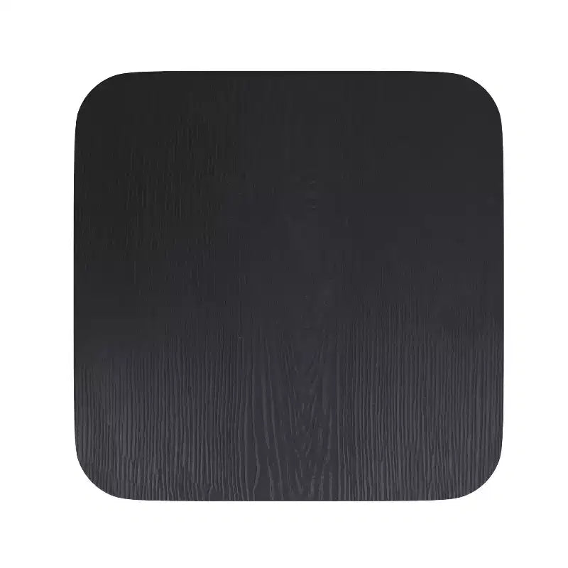 Sedile in poliresina per tutte le stagioni – Nero / Grigio / Menta / Rosso / Teak / Blu-verde acqua, per interni ed esterni, set da 4