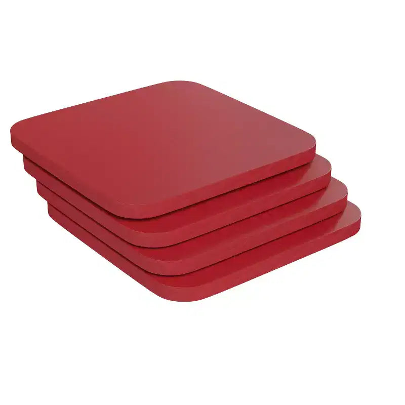 Emma and Oliver All-Weather Durable Polyresin Seat for Colorful Metal Dining Chairs, Counter Stools and Bar Stools