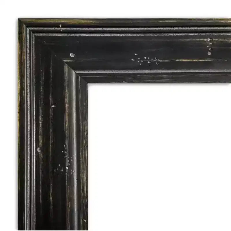 Specchio da bagno a parete, singolo, in pino rustico marrone