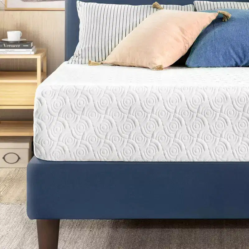 Materasso in memory foam con gel bianco, rigidità media, singolo (1 persona)
