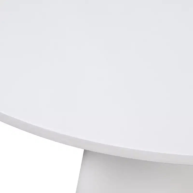 Tavolo da pranzo rotondo con piedistallo da 150 cm – Nero / Bianco / Legno di recupero / Noce, 6 posti a sedere