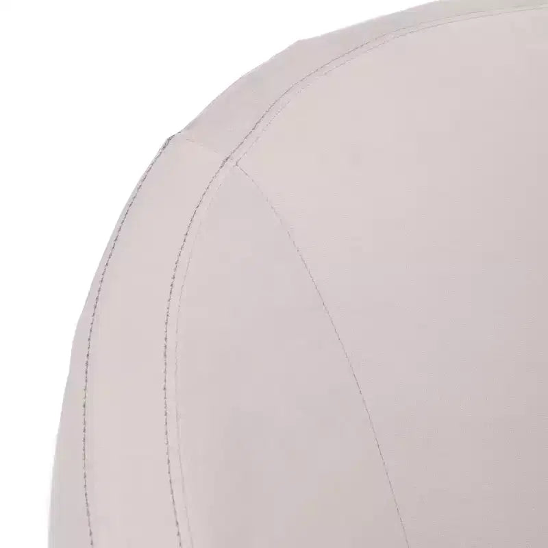 Poltrona a pozzetto con trapuntatura a canale color rosa antico/oro, senza braccioli, 1 posto