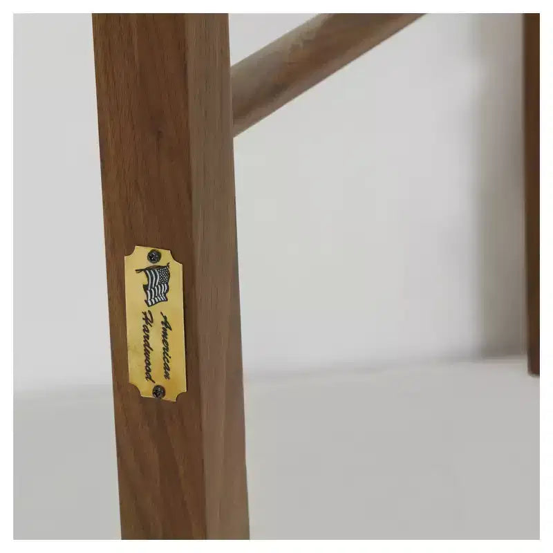 Scala Decorativa in Legno Tinto Marrone – 5 Pioli, Singola