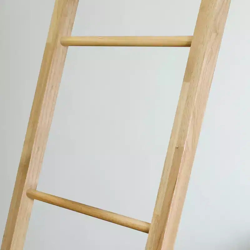 Scala Decorativa in Legno Tinto Marrone – 5 Pioli, Singola