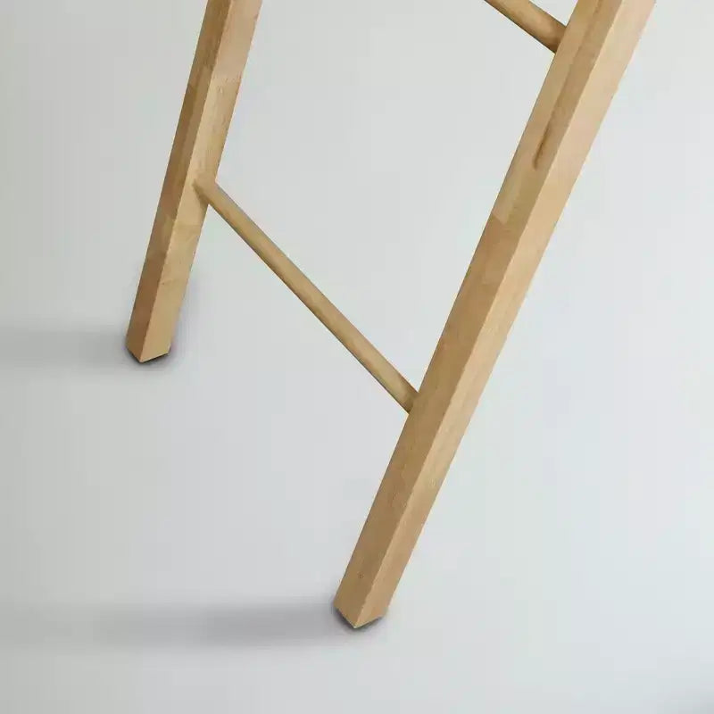 Scala Decorativa in Legno Tinto Marrone – 5 Pioli, Singola