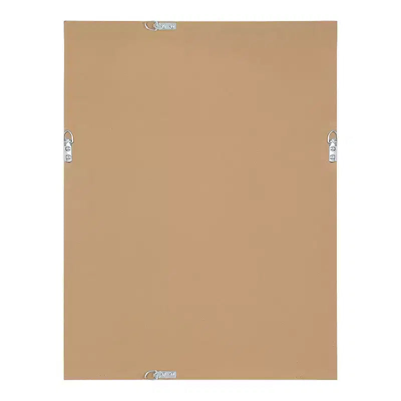 Specchio da parete rettangolare nero, singolo, 45x60 cm