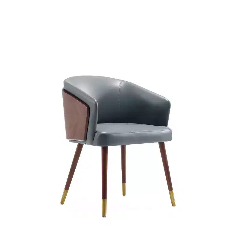 Sedie da Pranzo con Braccioli Rivestite in Similpelle, Set da 2